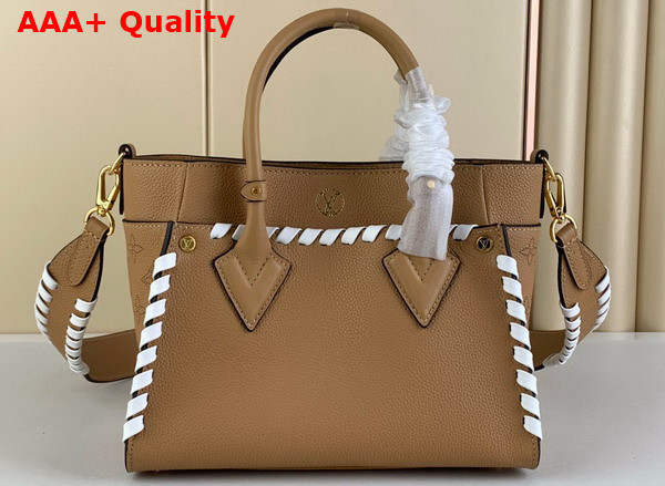 Louis Vuitton On My Side PM Handbag Arizona Brown Calf Leather and Perforated Calf Leather M21585 Replica