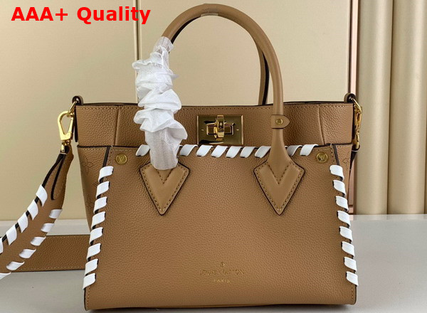 Louis Vuitton On My Side PM Handbag Arizona Brown Calf Leather and Perforated Calf Leather M21585 Replica