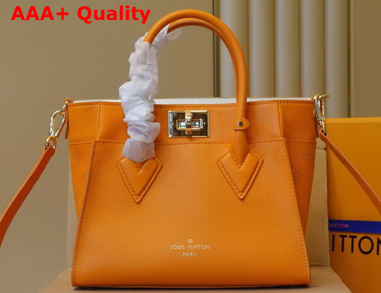 Louis Vuitton On My Side PM High End Leathers Summer Gold Orange M57730 Replica