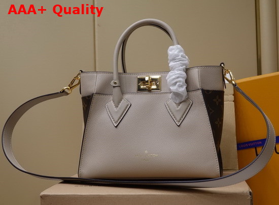 Louis Vuitton On My Side PM Tote Bag in Greige M57729 Replica