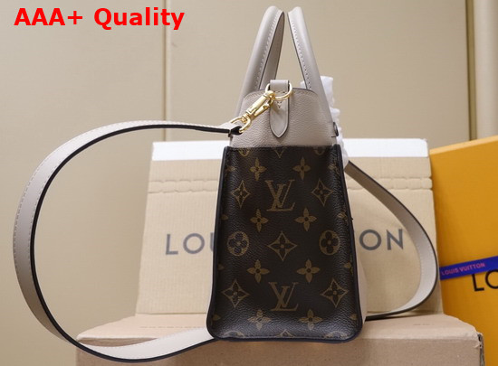 Louis Vuitton On My Side PM Tote Bag in Greige M57729 Replica