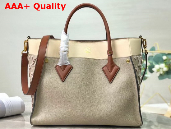 Louis Vuitton On My Side Tote Bag Galet M53825 Replica