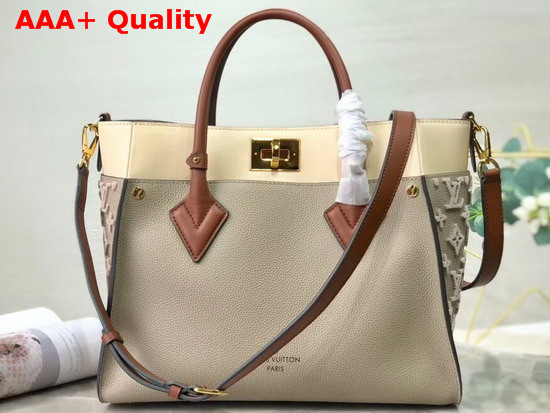 Louis Vuitton On My Side Tote Bag Galet M53825 Replica