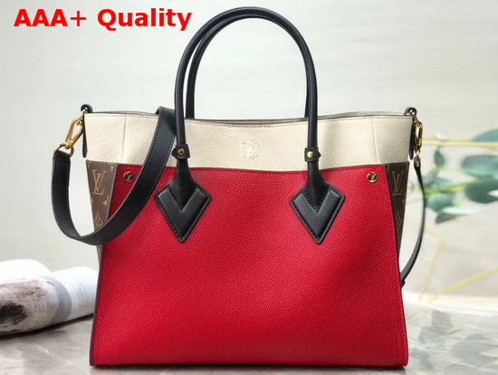 Louis Vuitton On My Side Tote Bag Pirate Red M53824 Replica