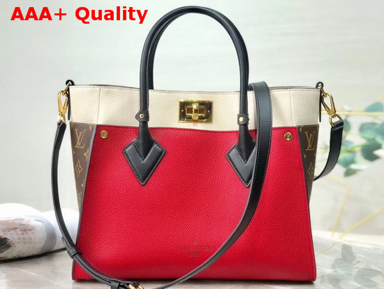 Louis Vuitton On My Side Tote Bag Pirate Red M53824 Replica