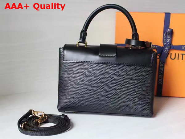 Louis Vuitton One Handle Black Smooth and Grained Epi Leather M51519 Replica