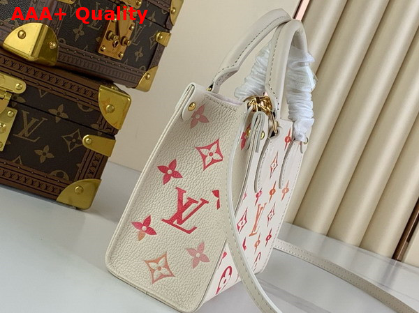 Louis Vuitton Onthego BB Handbag in Sunrise Aquarelle Monogram Empreinte Leather M47115 Replica