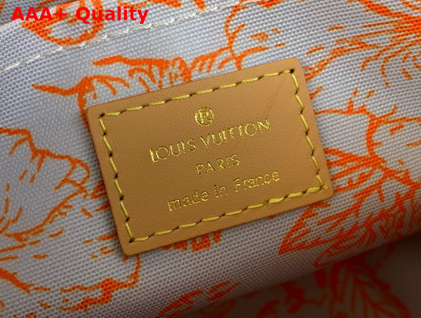 Louis Vuitton Onthego East West Handbag in Coral Monogram Tiles Coated Canvas M25318 Replica