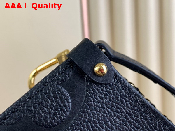 Louis Vuitton Onthego East West Tote Bag in Black Monogram Empreinte Leather M23640 Replica