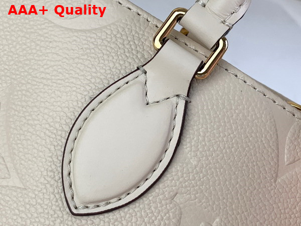 Louis Vuitton Onthego East West Tote Bag in Cream Monogram Empreinte Leather M23698 Replica