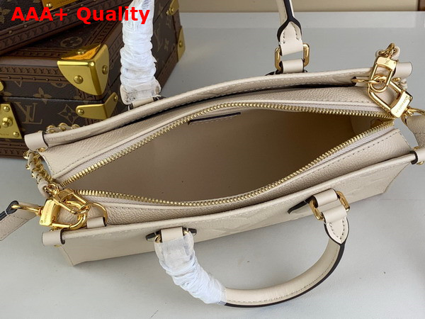 Louis Vuitton Onthego East West Tote Bag in Cream Monogram Empreinte Leather M23698 Replica