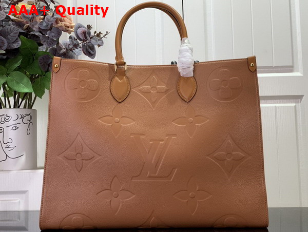 Louis Vuitton Onthego GM Cognac Monogram Empreinte Leather M46134 Replica