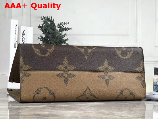 Louis Vuitton Onthego GM Monogram and Monogram Reverse Coated Canvas M44576 Replica