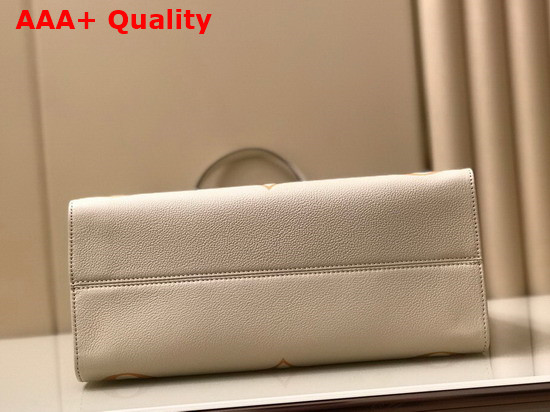 Louis Vuitton Onthego MM Cream Saffron M45717 Replica