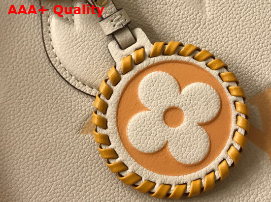 Louis Vuitton Onthego MM Cream Saffron M45717 Replica