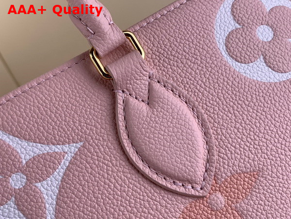 Louis Vuitton Onthego MM Gradient Pink Monogram Empreinte Leather M46542 Replica