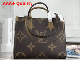 Louis Vuitton Onthego MM Monogram and Monogram Reverse Coated Canvas M45039 Replica