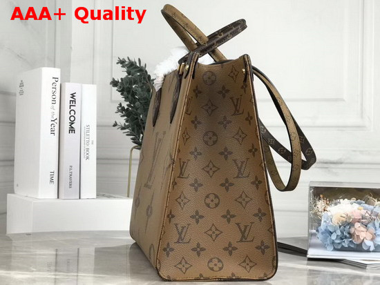 Louis Vuitton Onthego MM Monogram and Monogram Reverse Coated Canvas M45039 Replica