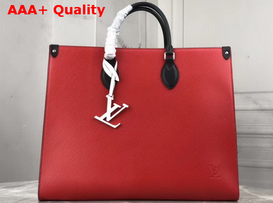 Louis Vuitton Onthego MM Tote Bag Grenade Epi Leather M56229 Replica