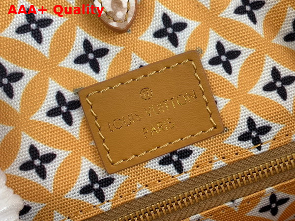 Louis Vuitton Onthego MM Tote Bag in Beige Monogram Coated Canvas M22975 Replica