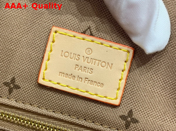 Louis Vuitton Onthego MM Tote Bag in Beige Monogram Coated Canvas Replica