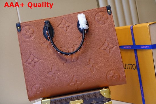 Louis Vuitton Onthego MM Tote Comes From the Fall 2021 Wild at Heart Capsule Caramel M58521 Replica