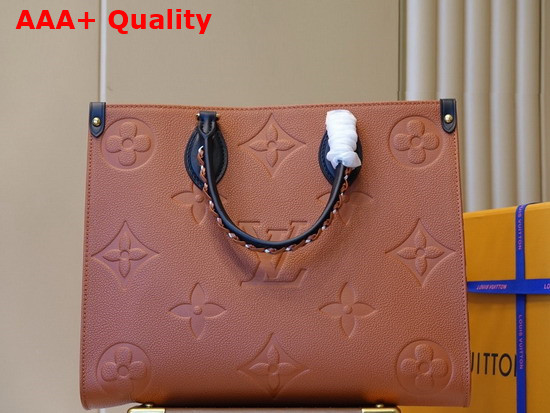 Louis Vuitton Onthego MM Tote Comes From the Fall 2021 Wild at Heart Capsule Caramel M58521 Replica