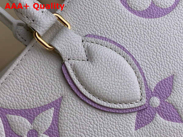 Louis Vuitton Onthego MM Tote Latte Bubble Tea Bicolor Monogram Empreinte Leather M23937 Replica