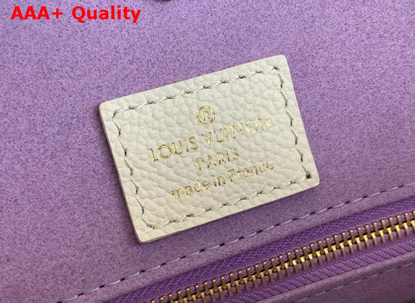 Louis Vuitton Onthego MM Tote Latte Bubble Tea Bicolor Monogram Empreinte Leather M23937 Replica