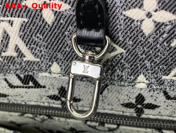 Louis Vuitton Onthego MM Tote in Gray Monogram Jacquard Denim M46448 Replica