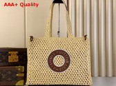 Louis Vuitton Onthego MM Tote in Natural Raffia M24723 Replica