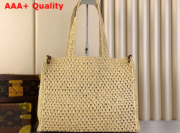 Louis Vuitton Onthego MM Tote in Natural Raffia M24723 Replica