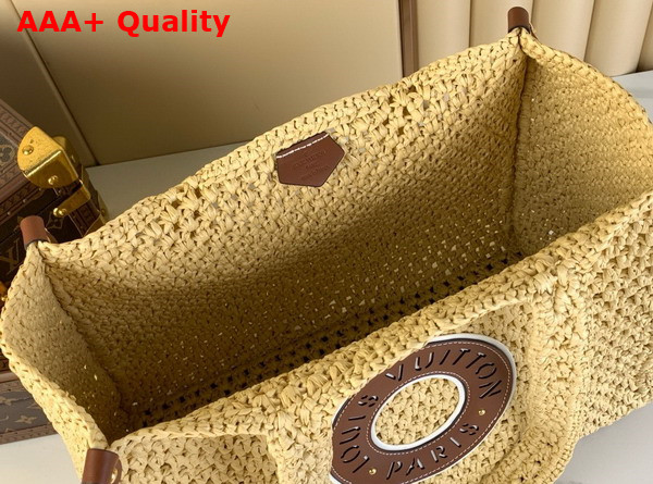 Louis Vuitton Onthego MM Tote in Natural Raffia M24723 Replica