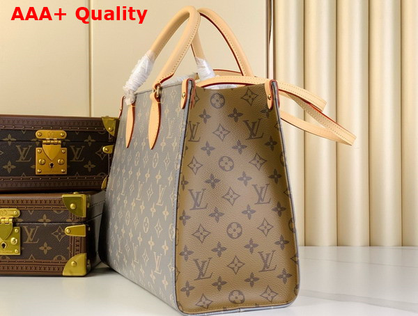 Louis Vuitton Onthego MM Tote in Trianon Gray Coated Canvas M12415 Replica