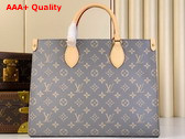 Louis Vuitton Onthego MM Tote in Trianon Gray Coated Canvas M12415 Replica