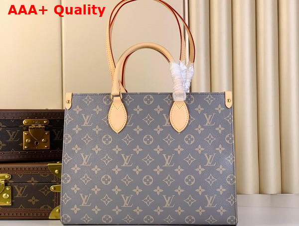 Louis Vuitton Onthego MM Tote in Trianon Gray Coated Canvas M12415 Replica