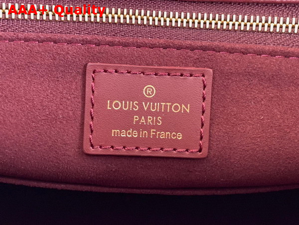 Louis Vuitton Onthego MM Tote in Wine Red Monogram Empreinte Embossed Grained Cowhide Leather M46601 Replica