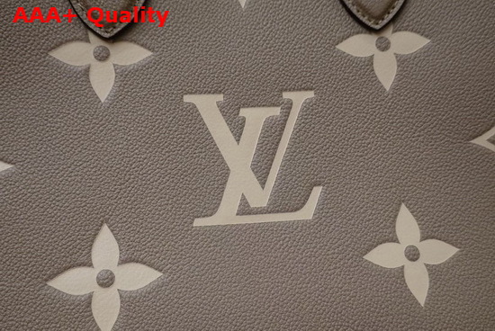 Louis Vuitton Onthego MM Tourterelle Monogram Empreinte Leather M45494 Replica