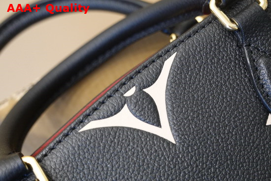 Louis Vuitton Onthego PM Black Beige Bicolor Monogram Empreinte Leather M45659 Replica