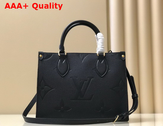 Louis Vuitton Onthego PM Black Monogram Empreinte Leather M45653 Replica