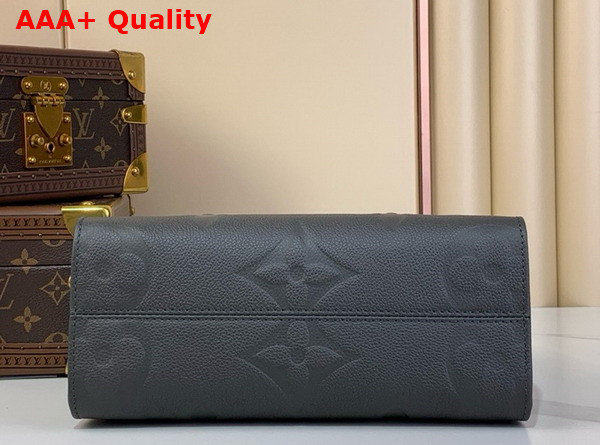 Louis Vuitton Onthego PM Gun Metal Monogram Empreinte Leather M12886 Replica