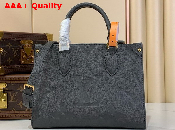 Louis Vuitton Onthego PM Gun Metal Monogram Empreinte Leather M12886 Replica