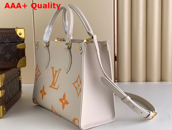 Louis Vuitton Onthego PM Neutral Gradient Monogram Empreinte Leather M46513 Replica