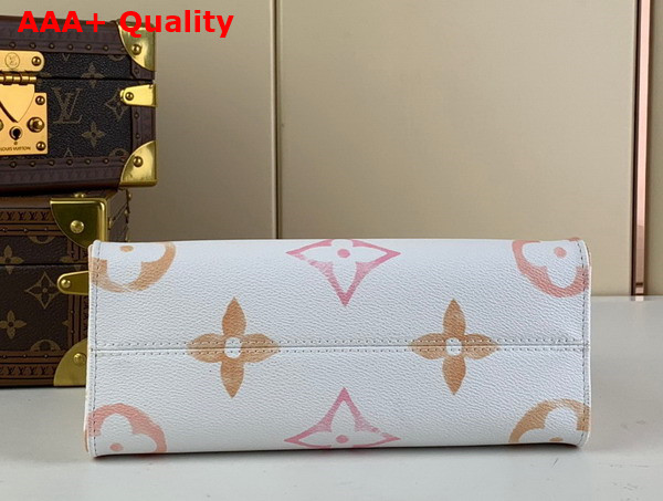 Louis Vuitton Onthego PM Tote in Beige Monogram Coated Canvas Replica