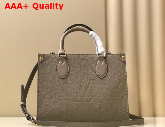 Louis Vuitton Onthego PM Tourterelle Monogram Empreinte Leather Replica