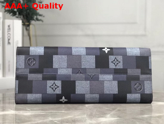 Louis Vuitton Onthego Tote Bag in Maxi Damier Graphite Canvas Replica