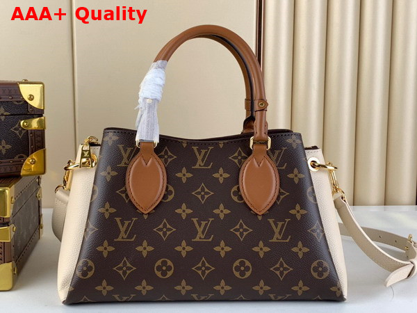 Louis Vuitton Opera BB Cream Monogram Coated Canvas and Cowhide Leather M46495 Replica