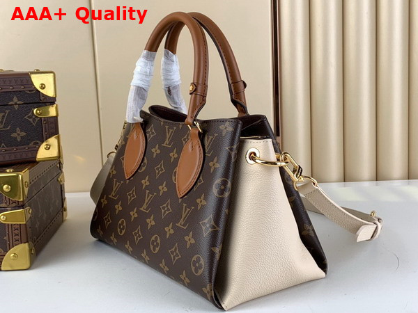 Louis Vuitton Opera BB Cream Monogram Coated Canvas and Cowhide Leather M46495 Replica