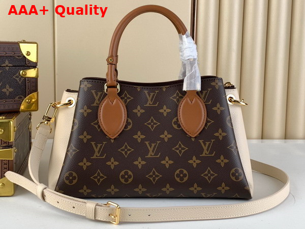 Louis Vuitton Opera BB Cream Monogram Coated Canvas and Cowhide Leather M46495 Replica