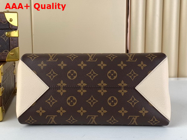 Louis Vuitton Opera BB Cream Monogram Coated Canvas and Cowhide Leather M46495 Replica